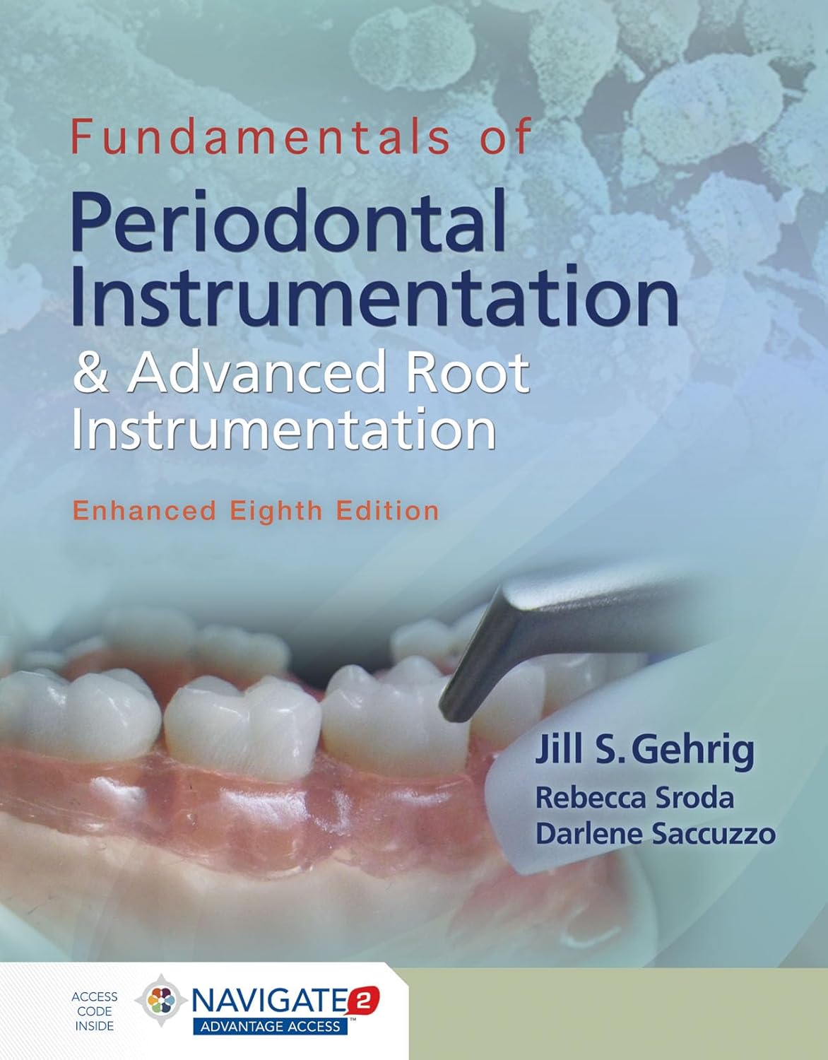 Book cover of 'Fundamentals of Periodontal Instrumentation & Advanced Root Instrumentation' with dental imagery.