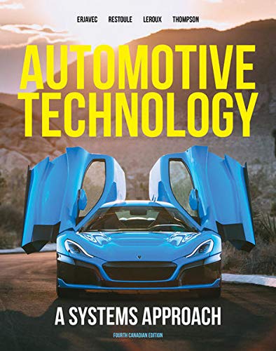 Automotive Technology: A Systems Approach, 4th Canadian Edition