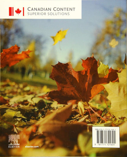 Back cover of a book with autumn leaves and 'Canadian Content Superior Solutions' branding.