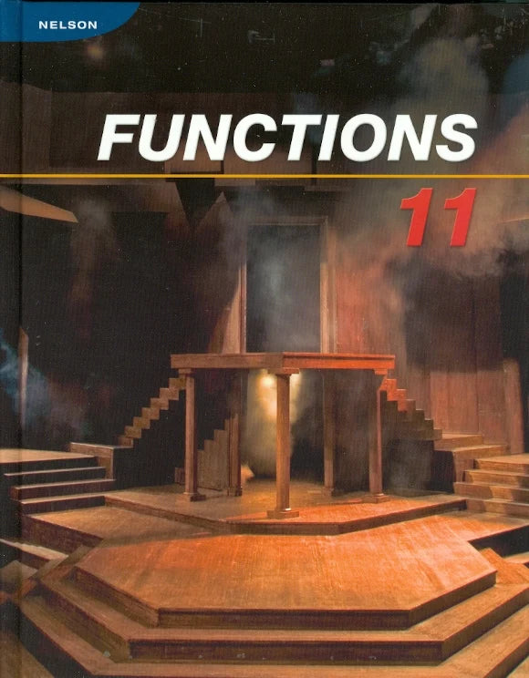 Front cover showing a stage with a staircase and smoke and Functions 11.