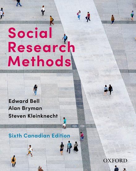 Book cover of 'Social Research Methods' by Edward Bell, Alan Bryman, and Steven Kleinknecht with people walking on a tiled floor.